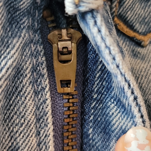 HP Vintage HighRise Denim Shorts LightWash Western - Picture 14 of 15